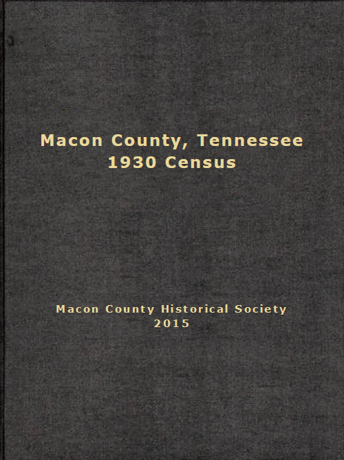 Macon County Tennessee 1930 Census